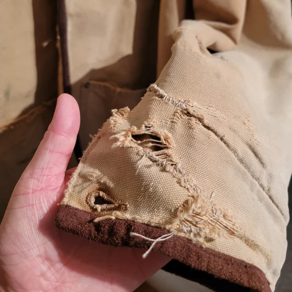 Vintage carhartt loose fit firm duck blanket-lined chore coat - Picture 5 of 6